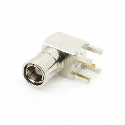 SMB Connector Right Angle PCB Mount Plug