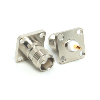 TNC Connector 4 Hole Panel Receptacle Jack